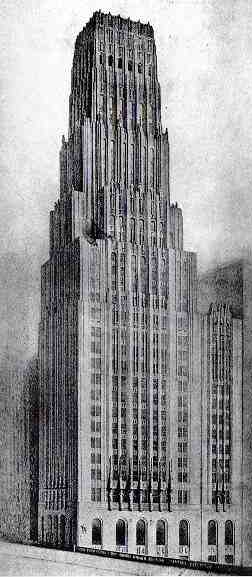 the chicago tribune building. the Chicago Tribune Tower